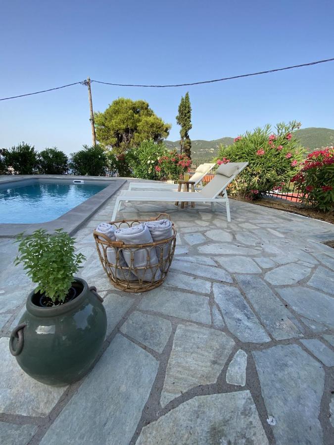 Villa Icelle Skopelos Town Sea View Swimming Pool Eksteriør bilde